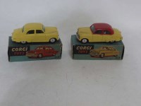Lot 64 - Two Corgi Vauxhall Velox Saloon vehicles, one...