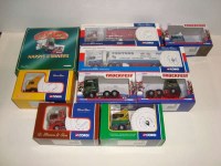 Lot 93 - Three Corgi Truckfest wagons; three further...