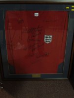 Lot 352 - A reproduction 1966 World Cup England football...