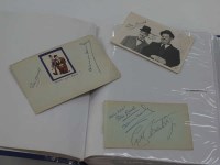 Lot 413 - An album of signatures, compiled by Enid...