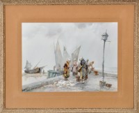 Lot 27 - George Goodall (19th/20th Century) ''LANDING...