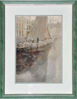 Lot 101 - George Edward Horton (1859-1950) A DUTCH CANAL...