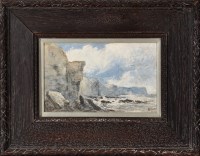 Lot 114 - George Blackie Sticks (1843-1900) ''CLIFFS AT...