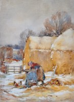 Lot 120 - Thomas Harper (1820-c.1889) FISHERFOLK ON...