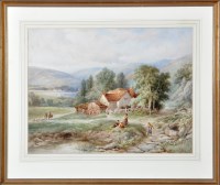 Lot 163 - Charles McArthur (fl.1860-1914) ''RURAL SCENE''...