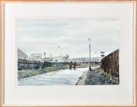 Lot 188 - Albert Henry Herbert (1914-1982) ''DOCK LANE,...