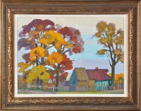 Lot 198 - Viktor Templin (Russian 1920-1994) ''DACHA IN...
