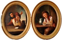 Lot 211 - 19th Century Dutch School TAVERN INTERIOR...