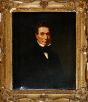 Lot 229 - 19th Century British School A BUST PORTRAIT OF...