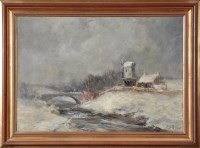 Lot 243 - John Falconar Slater (1857-1937) A WINTER...
