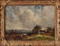 Lot 244 - John Falconar Slater (1857-1937) CATTLE IN A...