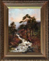 Lot 252 - John Falconar Slater (1857-1937) TREES BY AN...