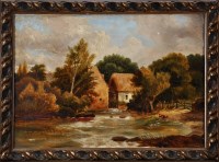 Lot 277 - 19th Century British School A WOMAN AT A...