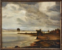Lot 282 - Hermann Gradl (1883-1964) AN ANGLER AT A...