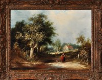 Lot 283 - Edward Charles Williams (1807-1881) A FARMGIRL...