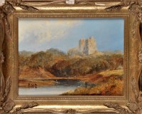Lot 292 - J*** C*** S*** (19th Century) A RUINED CASTLE...