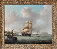 Lot 302 - Manner of Thomas Whitcombe (c.1752-1824) HMS...