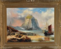 Lot 304 - John Wilson (19th Century) ST. MICHAEL'S MOUNT...