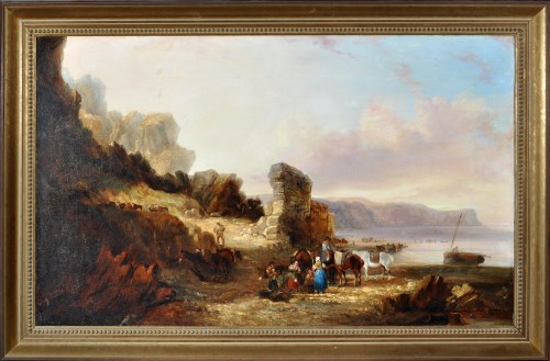 Lot 305 - John Wilson Carmichael (1799-1868) A COASTAL...