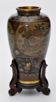 Lot 481 - A small Japanese Meiji Period Namikawa style...
