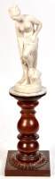Lot 1225 - A modern plaster sculpture of a female nude,...