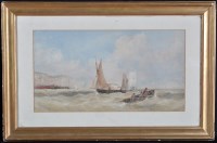 Lot 263 - E*** Tucker (19th Century) Shipping off the...