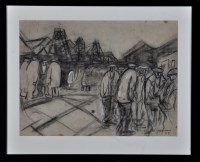 Lot 338 - Tom McGuinness (1926-2006) ''The Pit Yard'',...