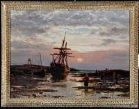 Lot 489 - Duncan Fraser McLea (1841-1916) ''Low Tide'' -...