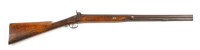 Lot 1047 - A percussion action 10 Bore Gun, by F. Barnes...