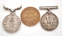 Lot 1051 - A WWI military medal, awarded to 750634...