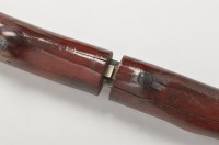 Lot 1056 - A 19th Century sword stick, of knotted branch...