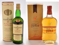 Lot 1139 - A bottle of Glenlivit 12 year old single malt...