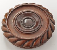 Lot 1165 - A Victorian mahogany table coaster, with...