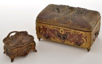Lot 1166 - A late 19th Century Art Nouveau style gilt and...