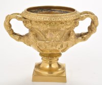 Lot 1192 - After the antique: a gilt bronze model of the...