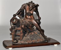Lot 1202 - After Jean Baptiste Carpeaux, a spelter model...