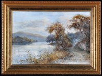 Lot 234 - James Kinnear (1858-1917) ''Loch Ard, towards...
