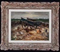 Lot 303 - John Falconar Slater (1857-1937) A farmyard...
