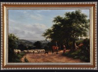 Lot 323 - Joseph Dixon Clark (1849-1944) A shepherd in...