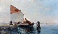 Lot 332 - Leo von Littrow (Austrian 1860-1914) A view in...