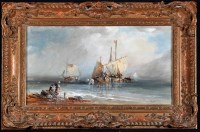Lot 333 - W*** B*** Webb (19th Century) Fishing boats...
