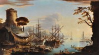 Lot 337 - After Salvator Rosa (Italian 1615-1673) A busy...