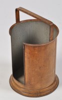 Lot 372 - *A 19th Century toleware plate-bucket, with...