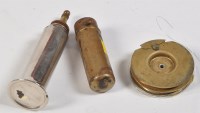 Lot 393 - Hardy of Alnwick: a chromed brass oil can with...