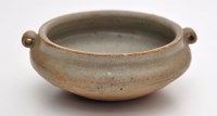 Lot 482 - Small opaque glaze stoneware censer shaped...