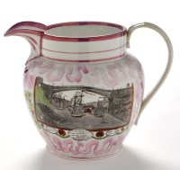 Lot 864 - A 19th Century Sunderland lustre jug, by A....