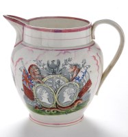 Lot 890 - A 19th Century Sunderland lustre jug,...