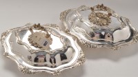 Lot 1027 - A pair of mid 19th Century Old Sheffield plate...