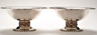 Lot 1051 - Two Elizabeth II bowls, by Albert Edward Jones,...