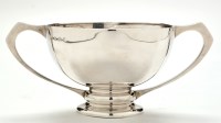 Lot 1068 - A George V two-handled bowl, maker's mark...